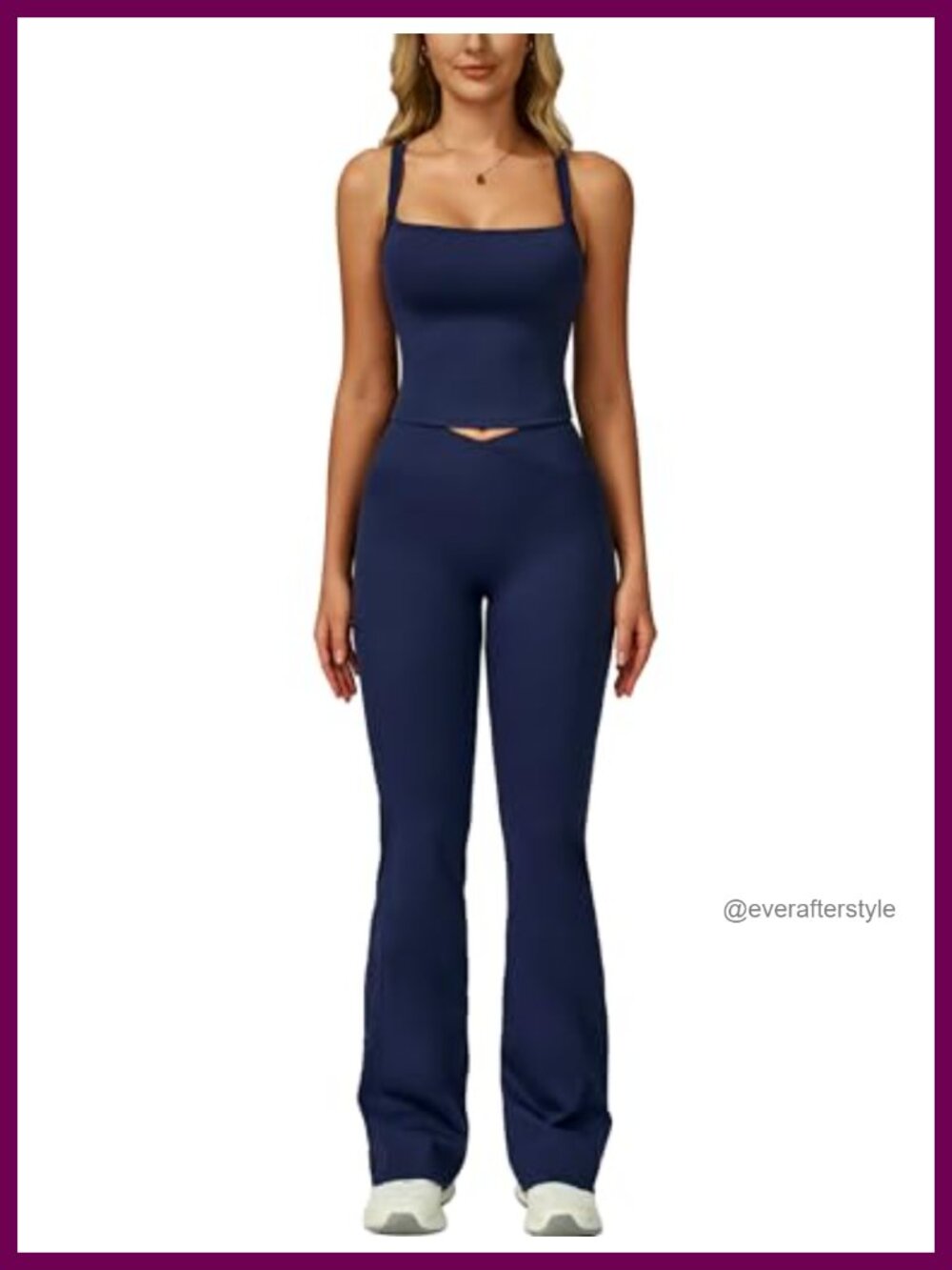 AGYMNX Workout Set 2 Piece Tank Top Flare Leggings